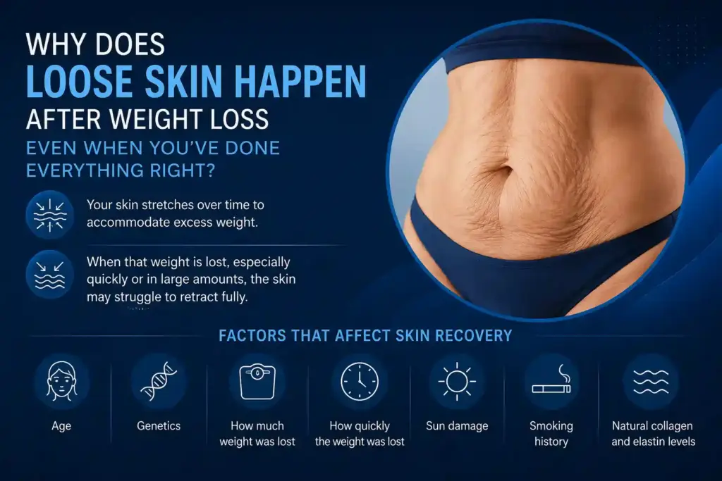 Why Does Loose Skin Happen After Weight Loss Even When You’ve Done Everything Right Beaconsfield?