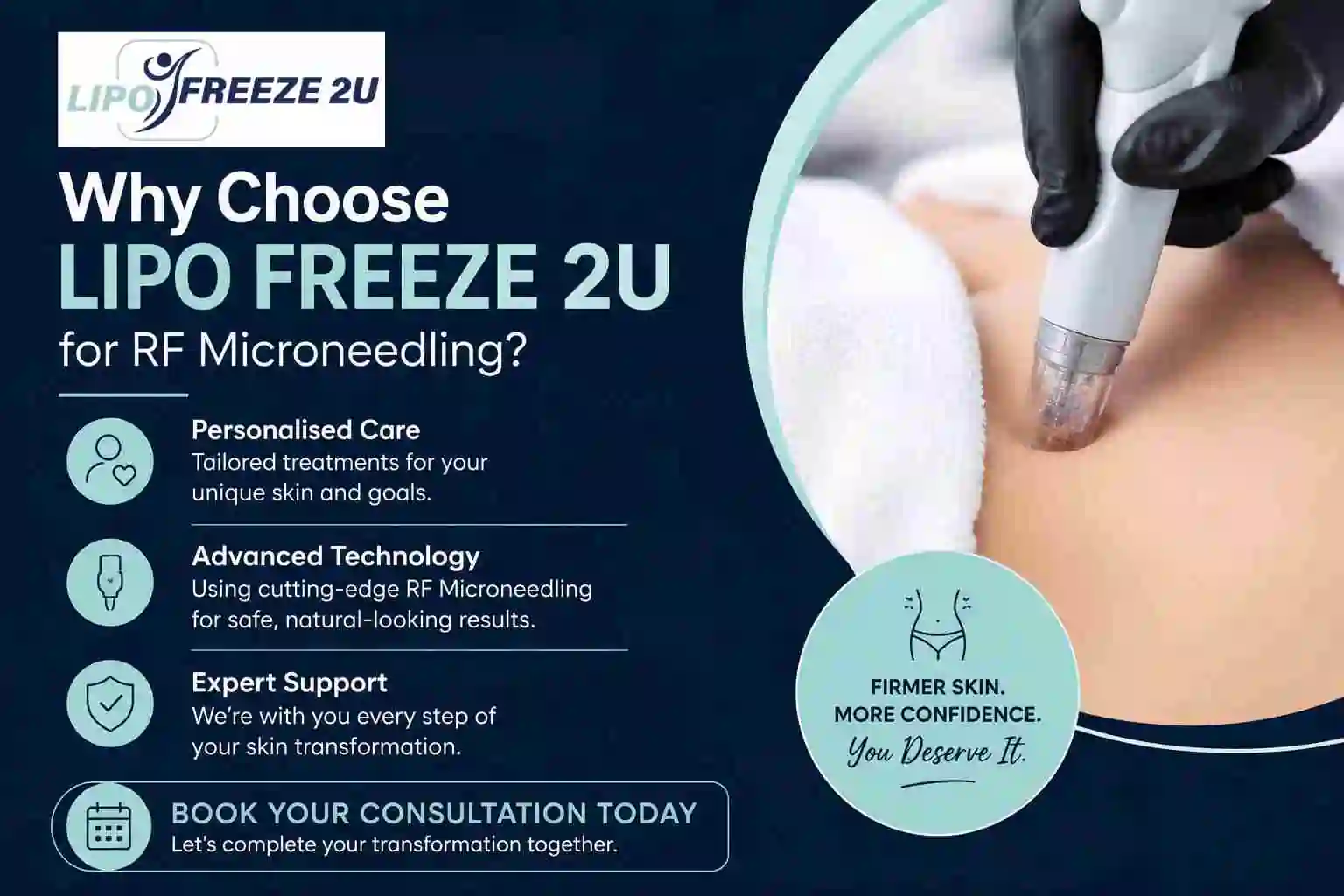 Why Choose LIPO FREEZE 2U for RF Microneedling Beaconsfield?